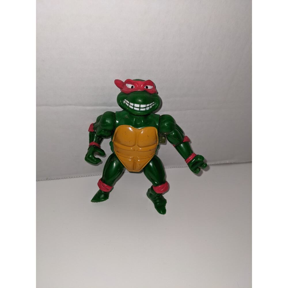 1989 TMNT Teenage Mutant Ninja Turtle Ninja Warrior Raphael Action Figure